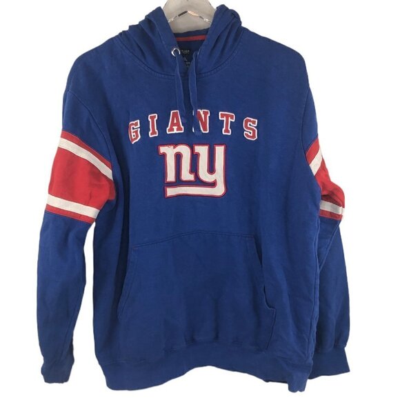 New York Giants Vintage Blue & Red Hoodie NFL Team Apparel Men's Size M - Picture 1 of 3